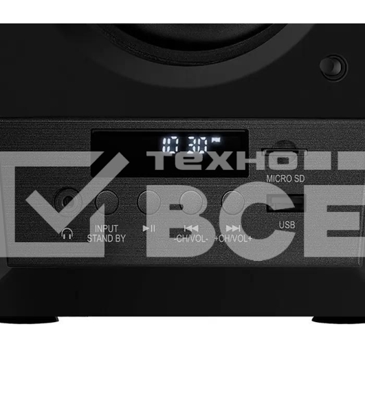 Акустическая система 2.0 SVEN MC-20, черный, мощность 2x45Вт (RMS), FM-тюнер, USB/microSD, дисплей, пульт ДУ, Bluetooth, Optical SVEN MC-20, черный, акустическая система 2.0, мощность 2x45Вт (RMS), FM-тюнер, USB/microSD, дисплей, пульт ДУ, Bluetooth, Optical