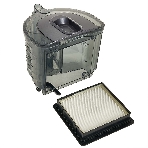 Пылесос Delta DL-0853 серый/фиолетовый, 400/2400 Вт, уборка сухая, пылесборник контейнер 4 л, фото7