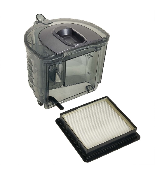 Пылесос Delta DL-0853 серый/фиолетовый, 400/2400 Вт, уборка сухая, пылесборник контейнер 4 л