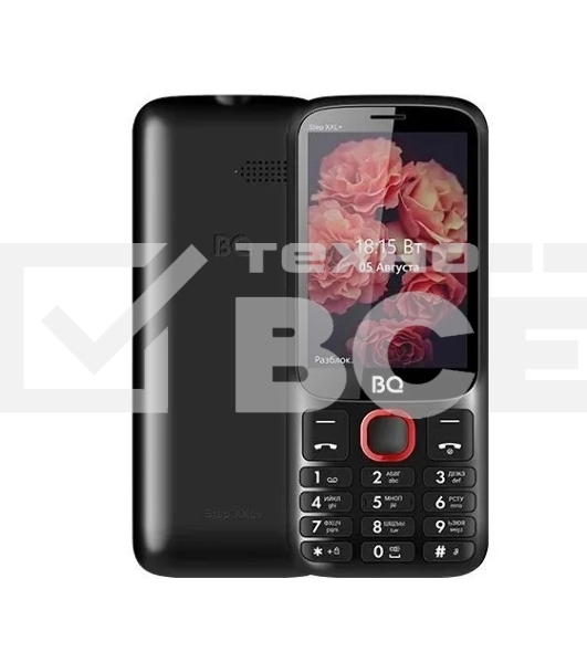 Мобильный телефон BQ 3590 Step XXL+ черный/красный