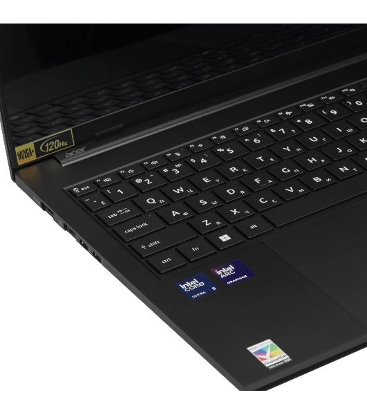 Ноутбук Acer Swift Go 16 SFG16-74-568D Intel Core Ultra 5 226V/16Gb/SSD1Tb/16'/OLED/WUXGA+/2048x1280/120Hz/NoOS/Black/1.52kg (NX.JNMCD.001)