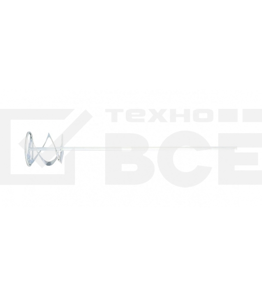 Миксер для красок и штукатурных смесей,60 х 400 мм,оцинкованный,шестигранный хвостовик 8 мм Denzel