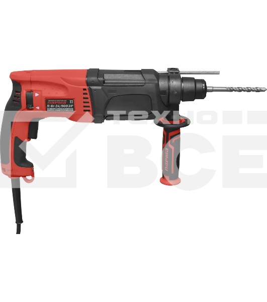 Перфоратор ПАРМА П-01-24/900ЭР 02.027.00003 900Вт,3-х реж,2,6Дж,SDS-plus, рег.об.,рев, пл.пуск,рук.Эрго+)(5ш/к)