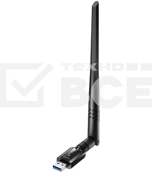 Сетевой адаптер Wi-Fi Cudy WU1400 AC1300 USB 3.0 (ант.внеш.несъем.) 1ант.