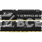 Оперативная память Kingston Fury Beast, DDR5, 64GB (2x32 GB), 6400 MHz, CL32, радиатор, чёрный, фото 1