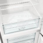 Холодильник Gorenje NRKE62XL серебристый металлик двухкамерный 203/99л морозилка снизу, No Frost, фото13