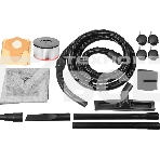 Строительный пылесос Зубр ПУ-15-1200 М1 красный/черный, 1200 Вт, уборка сухая/влажная, пылесборник мешок, 15 л, фото2