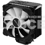 Устройство охлаждения(кулер) Accord ACC-4PS12 ARGb Soc-AM5/AM4/1200/1700/1851 черный 4-pin 37dB Al+Cu 180W 610gr brown box, фото 1