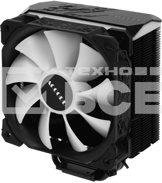 Устройство охлаждения(кулер) Accord ACC-4PS12 ARGb Soc-AM5/AM4/1200/1700/1851 черный 4-pin 37dB Al+Cu 180W 610gr brown box