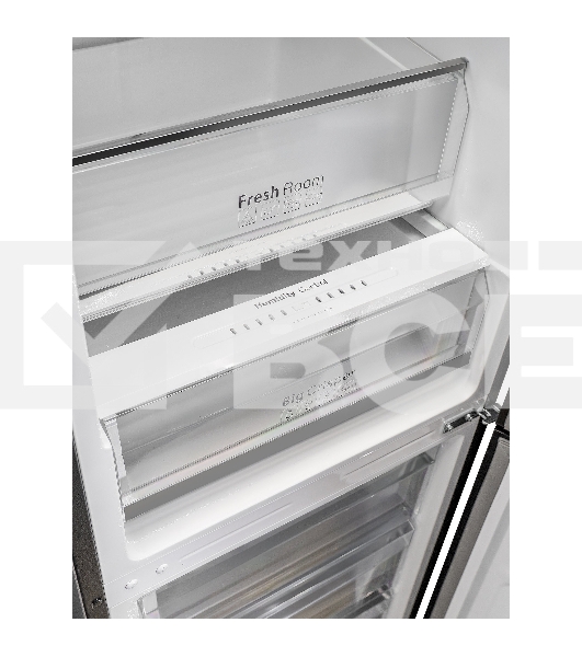 Холодильник DeLonghi DCS 19NFI NB DAMIANO черный двухкамерный 230/100л морозилка снизу, No Frost