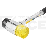 Рихтовочный молоток Deli DL5340 Длина 315 мм, боек резина+пластик (содержит железный песок, не отскакивает при ударе), рукоятка сталь с резиновым покрытием, фото3