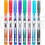 Набор ручек роллер Deli Think EQ300-8C ассорти, d=0.5мм, ассорти чернила (8шт) стреловидный пишущий наконечник, фото2