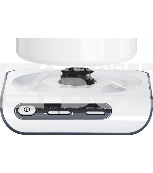 Чайник электрический Bosch TWK8611P 1.5 л, 2400 Вт, белый/серебристый (корпус: нержавеющая сталь)