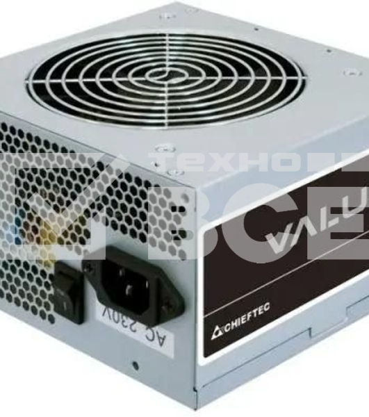 Блок питания Chieftec APB-600B8, 600Вт, 80 PLUS WHITE, 120мм, серый