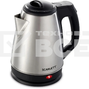 Чайник электрический Scarlett SC-EK21S25 1.5 л, 1350 Вт, серебристый (корпус: нержавеющая сталь)