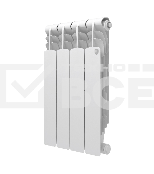 Радиатор биметаллический секционный 500/80/4 боковое подключение