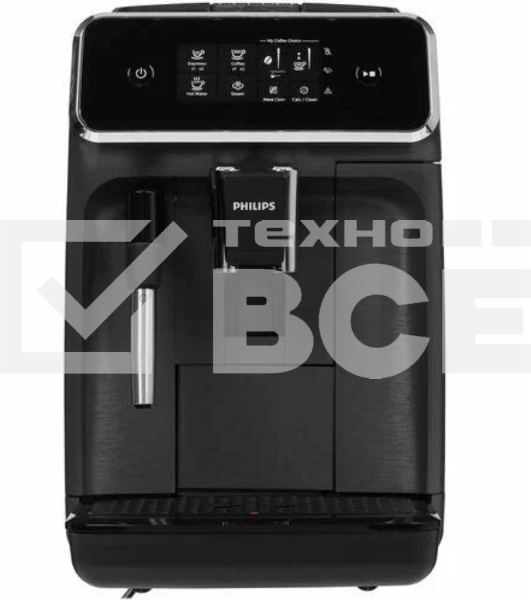 Кофемашина автоматическая Philips EP2224/10 черный, исп. кофе - молотый/зерновой, 1.8 л, 1500 Вт, 15 Бар.