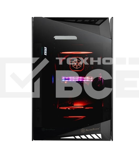 Компьютерный корпус SilverStone SST-LD03B-AF TO-LD03-BK-GLASS AND AIR FLOW VENT-SST  (810256)