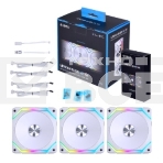 Вентилятор для корпуса LIAN LI SL V2 120  White (3pcs) G99.12SLV23W.00 белый 120мм 2000rpm 29.2db 7-pin, фото7