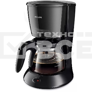 Кофеварка капельная Philips HD7432/20 черный, молотый, 0.6 л, 750 Вт