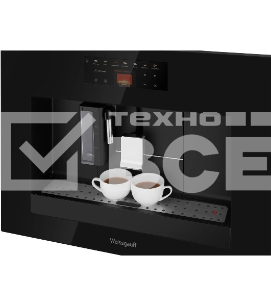 Кофемашина Weissgauff WCMI-576, Touch Cappuccino, 1400Вт, черный