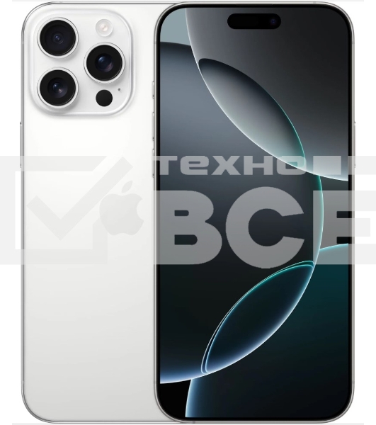 Смартфон Apple iPhone 16 Pro, 8/128Gb, белый титан