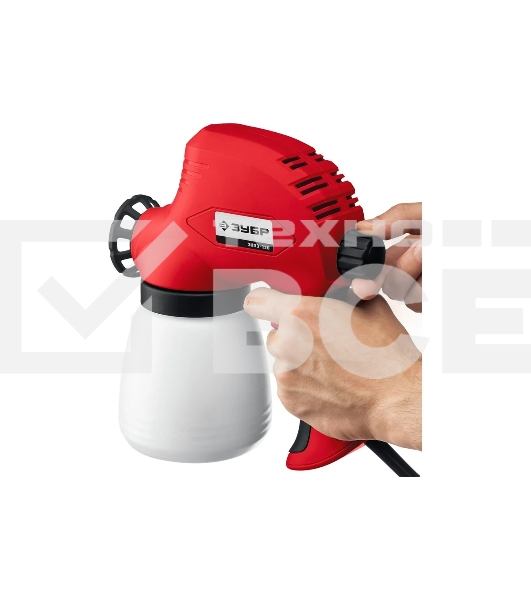 Краскопульт электрический безвоздушный Зубр 120 Вт ЗКПЭ-120