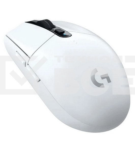 Мышь беспроводная Logitech G304 Lightspeed белый, 12000 dpi, радиоканал, USB, кнопки - 6