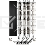 Кулер ID-COOLING SE-610-XT BASIC черный 120мм алюминий+медь 2000rpm 29.85db 4-pin 250W 151мм, фото4