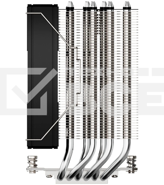 Кулер ID-COOLING SE-610-XT BASIC черный 120мм алюминий+медь 2000rpm 29.85db 4-pin 250W 151мм