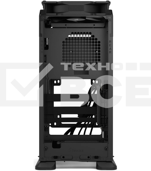 Компьютерный корпус без блока питания Fractal Design Mood, Mini-Tower, 1x180мм, 2xUSB-A 3.0 + 1xUSB 3.2 Type-C, SFX PSU Support, mITX черный