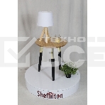 Столик кофейный SHEFFILTON SHT-CT17 дуб весенний/черное дерево/латунь (191695), фото2