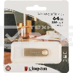 Флешка USB Kingston 64 Gb DataTraveler SE9 DTSE9G3/64 Gb USB 3.0 золотистый, фото3