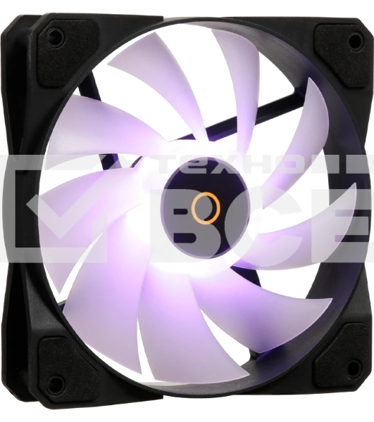 Реверсный вентилятор Fan Ocypus Beta F12 BK ARGB PWM черный