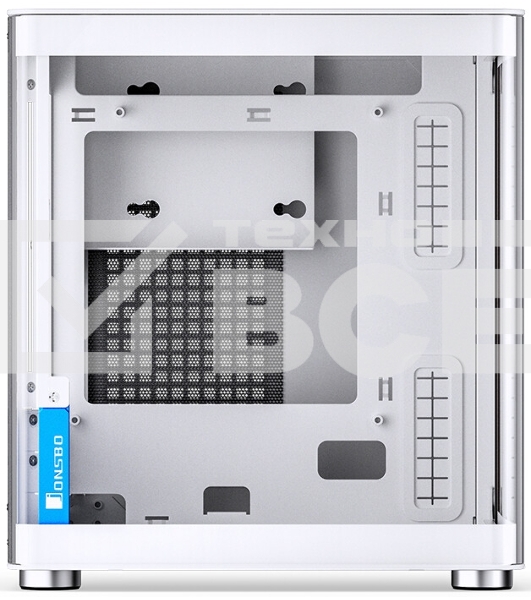 Компьютерный корпус без блока питания Case JONSBO TK-0 белый, Desktop SFF, TG, no fan, 1xUSB-A 3.2 + 1xUSB-C 3.2, SFX PSU Support, mITX белый