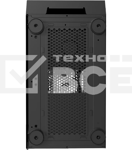 Компьютерный корпус без блока питания PCCOOLER LM300 ARGb BK, Flat Mid Tower, черный, TG, 0.45 SPCC, 1x120мм mATX, mITX 170/330/150мм 2x2.5