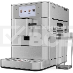 Автоматическая эспрессо-машина KitchenAid 5KES8558ESX, 2.2 л, одновременное приготовление двух чашек, 3 уровня крепости кофе, автоматическая очистка, автоматическая декальцинация, цветной дисплей, сенсорное управление, 40 рецептов, цвет нержавеющая сталь, фото2