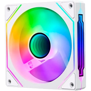Вентилятор для корпуса Bloody CF-12 LCD ARGb 120х120x25 белый 4-pin 32дБ (упак.:1шт) (CF-12-ARGb120-WH) Ret