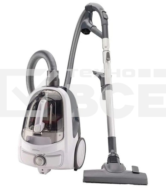 Пылесос Gorenje VC2301SPWCY белый, 400/2300 Вт, уборка сухая, пылесборник контейнер 1.7 л