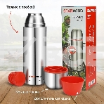 Термос Starwind 20-1000 1 л, серебристый/красный, картонная коробка, фото2