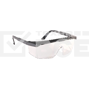 Очки защитные Patriot PPG-5 открытые, прозрачные, черная окантовка