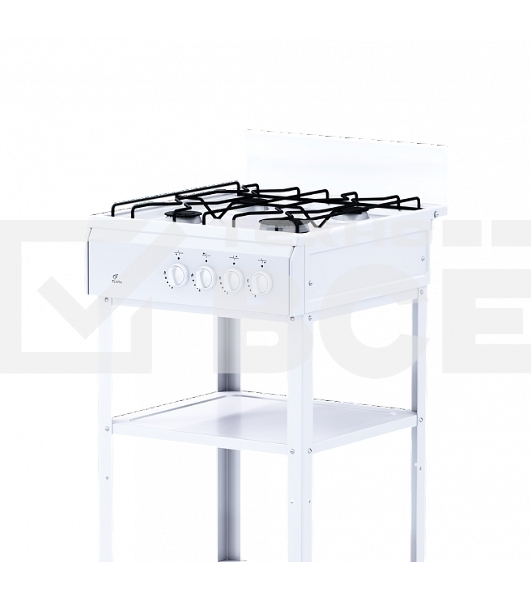 Плита газовая Flama AVG 1402 W белый, конфорок 4 шт, духовка 50 л, 50 см x 85 см x 58 см