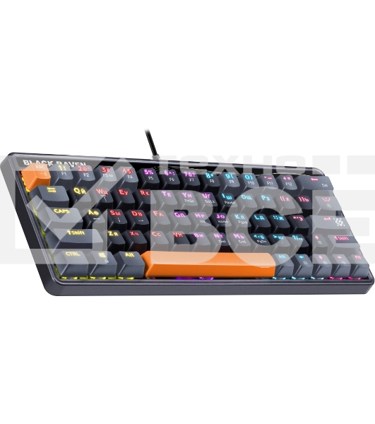 Клавиатура Defender Black Raven GK-417  проводная, USB, черный
