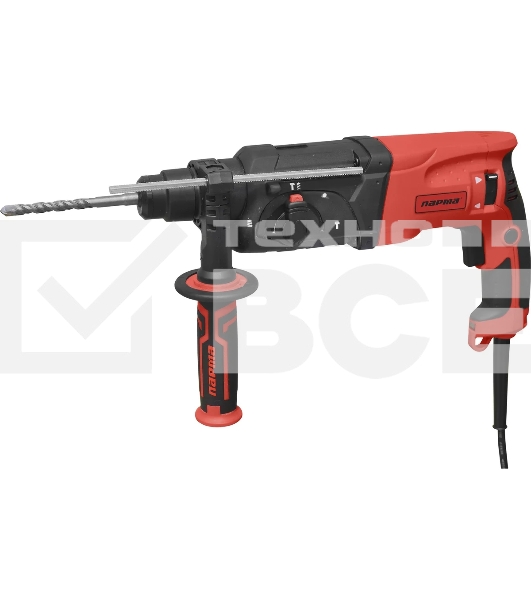 Перфоратор ПАРМА П-01-24/900ЭР 02.027.00003 900Вт,3-х реж,2,6Дж,SDS-plus, рег.об.,рев, пл.пуск,рук.Эрго+)(5ш/к)