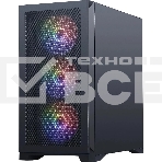 Компьютерный корпус Accord AM08 черный без БП ATX 2xUSB3.0 1xUSB3.1 audio bott PSU, фото4
