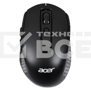 Мышь беспроводная Acer OMR060 черный, 1600 dpi, радиоканал, USB, кнопки - 6