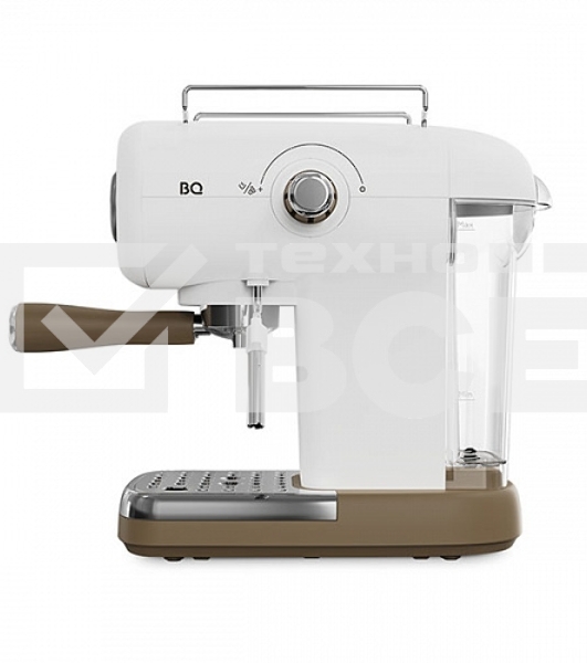 Кофеварка эспрессо BQ CM2003 белый, исп. кофе - молотый, 0.6 л, 1100 Вт, 20 Бар.