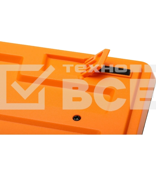 Клавиатура A4Tech Fstyler FKS10 проводная, USB, черный/оранжевый