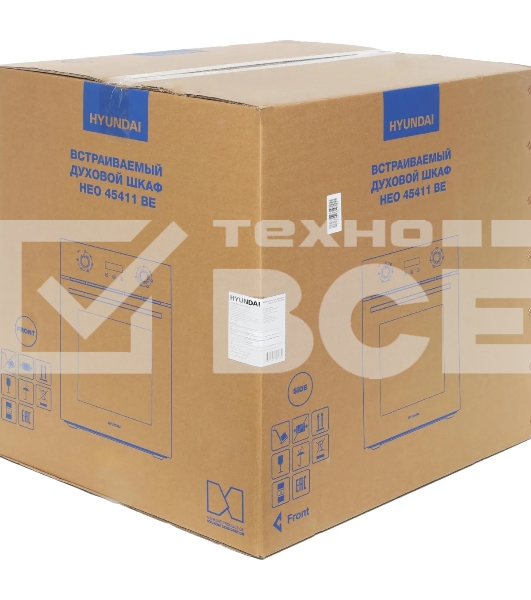 Духовой шкаф электрический Hyundai HEO 45411 BE стекло бежевое