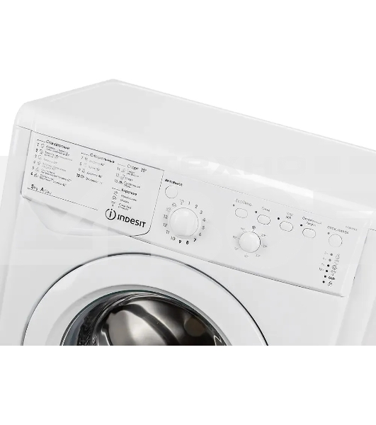 Стиральная машина Indesit IWSB 5105 (CIS) белый, загрузка фронтальная 5 кг, 1000 об/мин., класс: А